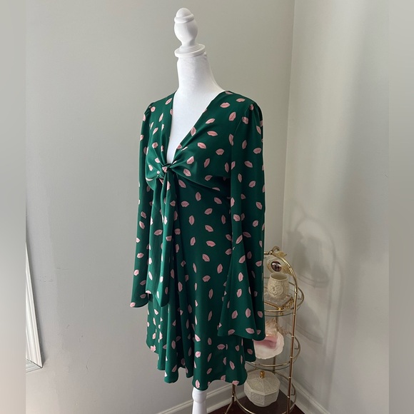 Diane Von Furstenburg Tie Front Mini Dress - Picture 12 of 14